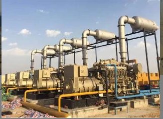 Индия 5 генераторных установок на природном газе по 1000 кВт и 4 комплекта компрессорных установок с приводом от газа Eng