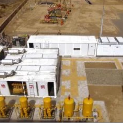 Казахстанская электростанция на попутном газе